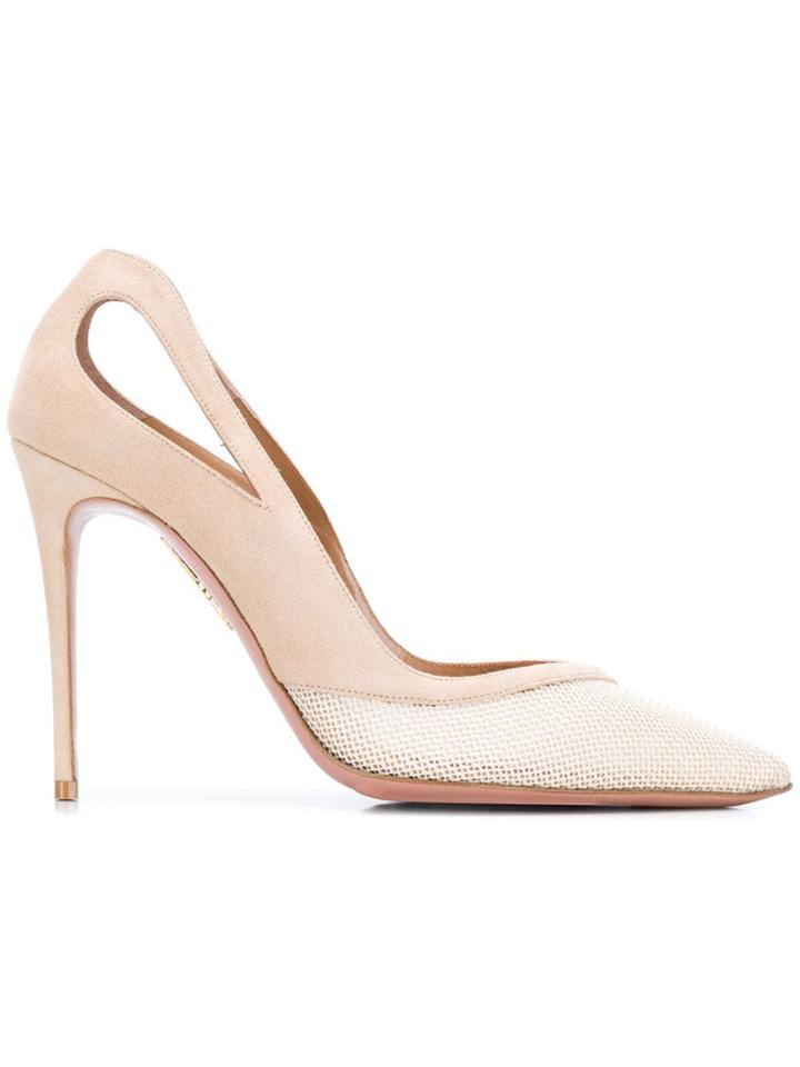 Aquazzura Shiva Pumps - Neutrals