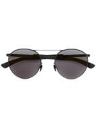 Mykita Round Frame Sunglasses, Men's, Black, Metal (other)