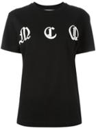 Mcq Alexander Mcqueen Logo Print T-shirt, Women's, Size: Small, Black, Cotton