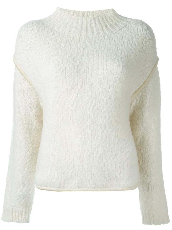 Sportmax 'pinza' Jumper, Women's, Size: Xl, White, Nylon/polyamide/spandex/elastane/alpaca
