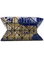 Bao Bao Issey Miyake Geometric Pattern Clutch Bag - Green