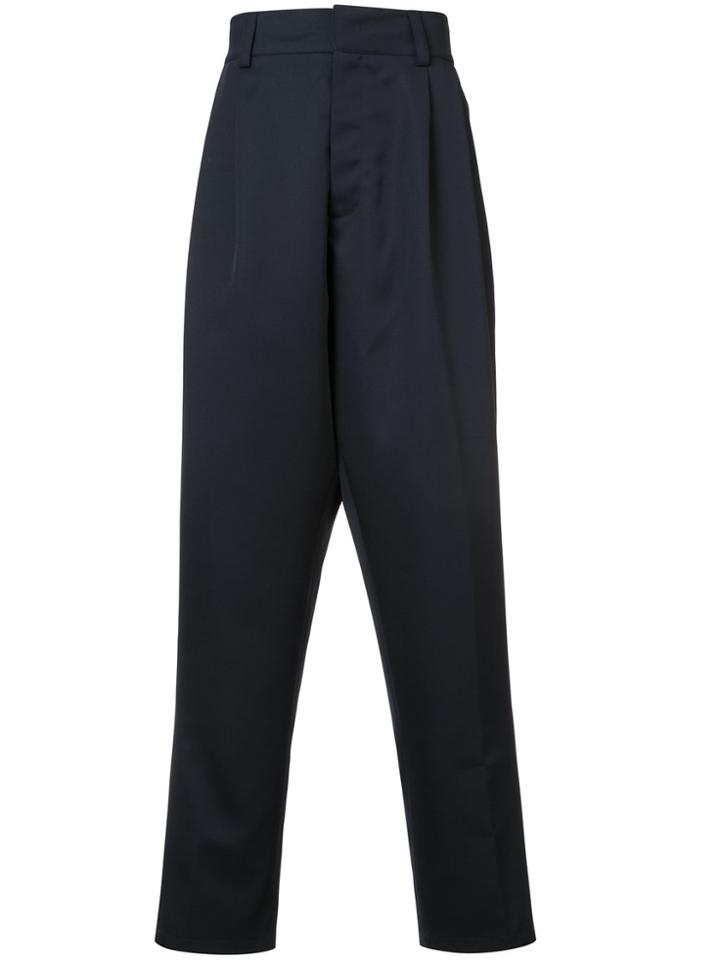 Juun.j Loose-fit Tailored Trousers - Blue