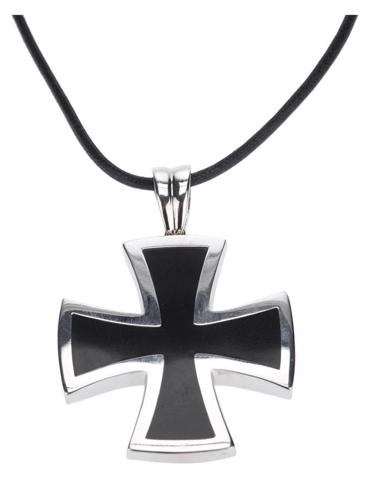 Gavello 'black Essenses' Cross Pendant Necklace, Women's, Black