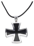 Gavello 'black Essenses' Cross Pendant Necklace, Women's, Black