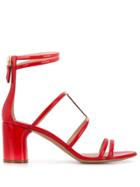Casadei Block Heel Sandals - Red