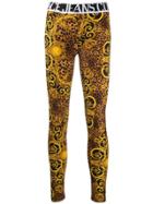 Versace Jeans Couture Logo Leggings - Yellow