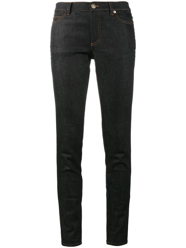 Valentino 'rockstud Untitled' Skinny Jeans, Women's, Size: 25, Blue, Cotton/spandex/elastane/polyester