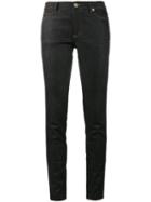 Valentino 'rockstud Untitled' Skinny Jeans, Women's, Size: 25, Blue, Cotton/spandex/elastane/polyester