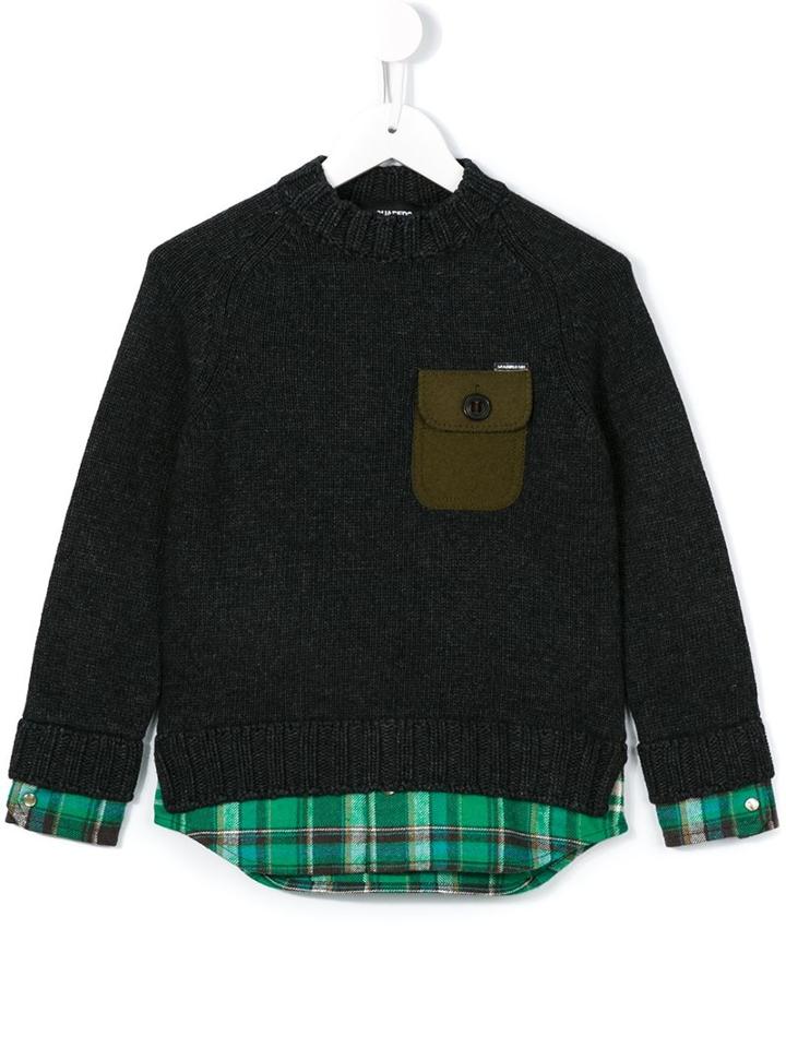 Dsquared2 Kids Layered Knit