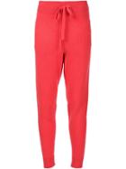 Baja East Cashmere Sweatpants - Red