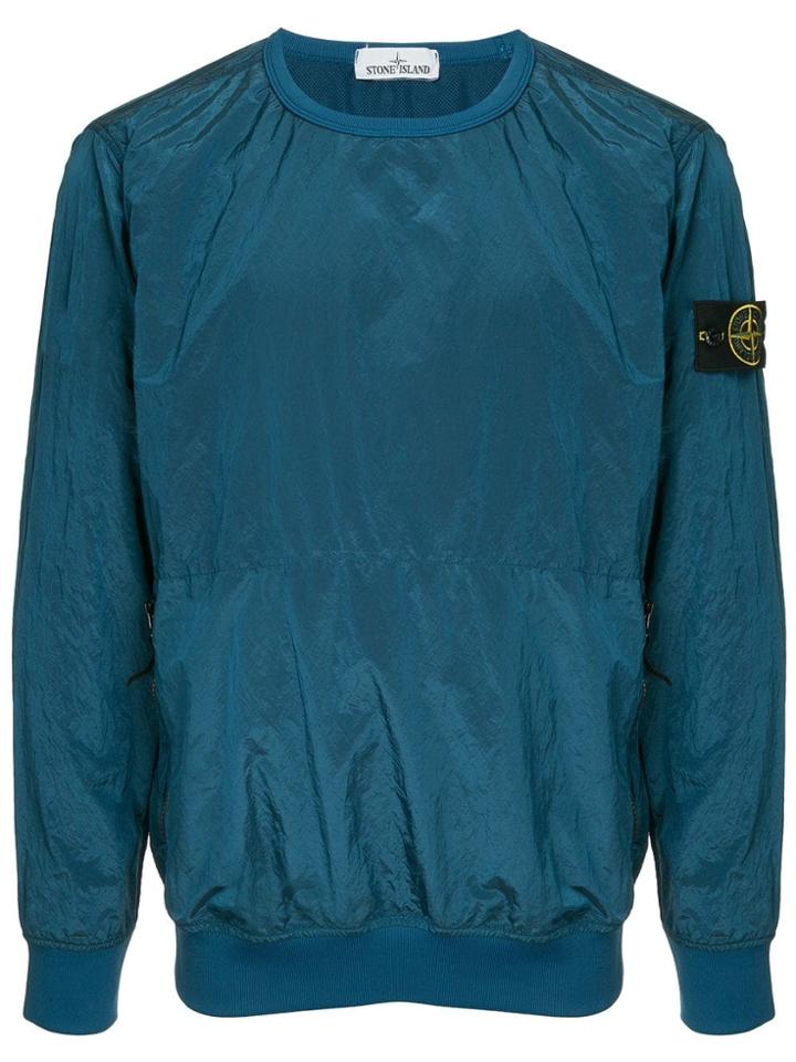 Stone Island Loose Fitted Sweatshirt - Blue