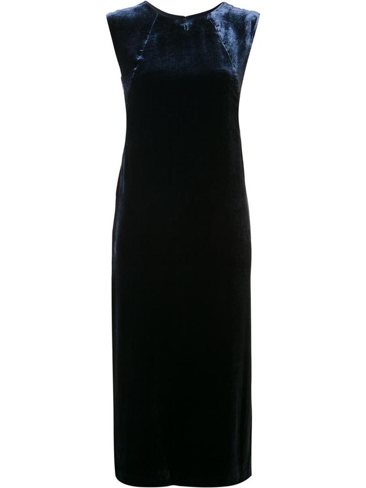 Elizabeth And James Sleeveless Straight Dress, Women's, Size: 4, Blue, Viscose/silk