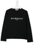 Givenchy Kids Long Sleeved T-shirt - Black