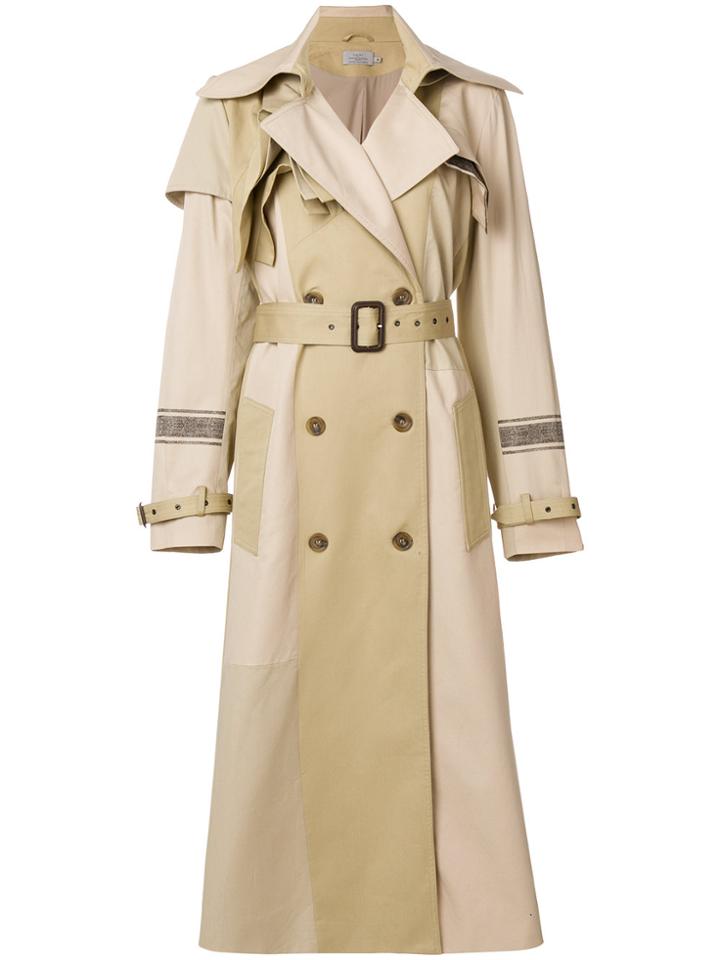 Preen By Thornton Bregazzi Lillian Trench Coat - Nude & Neutrals