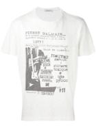 Pierre Balmain Rock Concert Print T-shirt, Men's, Size: 50, Cotton