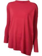 Victor Alfaro Dolman Sleeve Sweater, Women's, Size: Xs, Red, Viscose/polyester