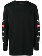 John Richmond Printed Logos T-shirt - Black