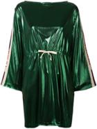 Gucci Side Panelled Short Dress - Green