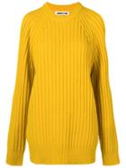Mcq Alexander Mcqueen Cut-out Shoulder Jumper - Yellow & Orange