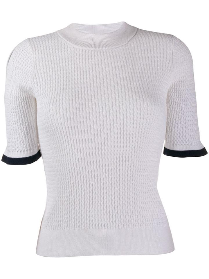 See By Chloé Twist Knit Top - White