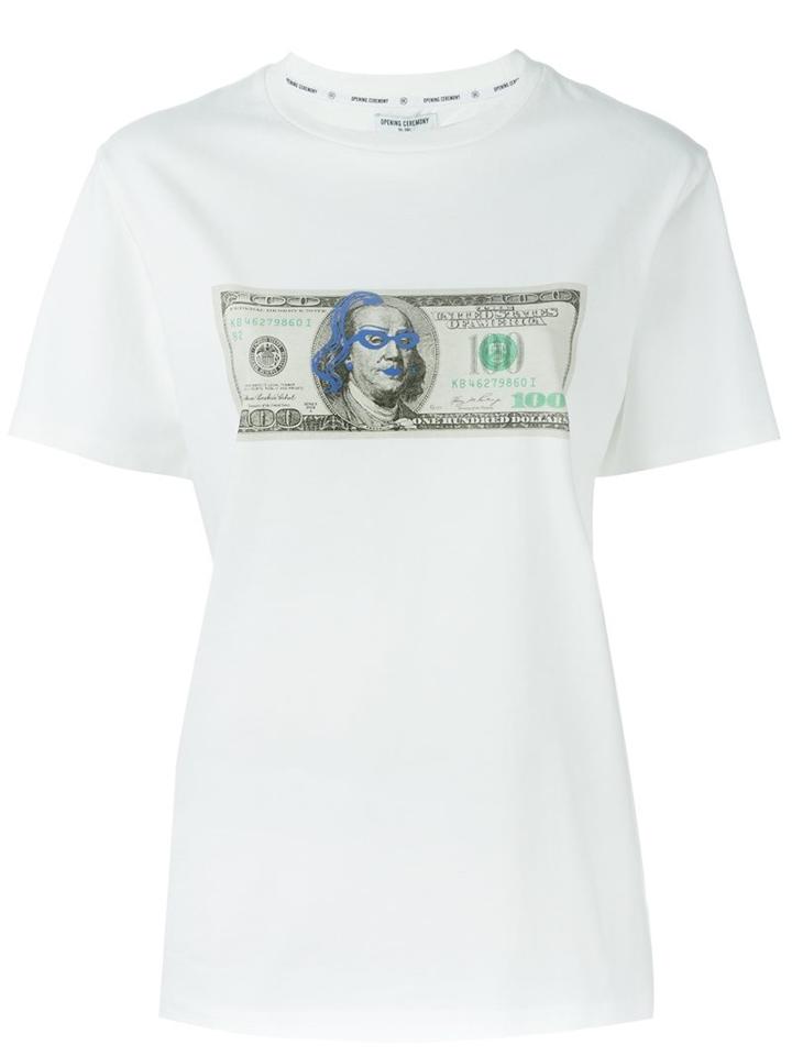 Opening Ceremony 'ben' T-shirt, Women's, Size: Small, White, Cotton