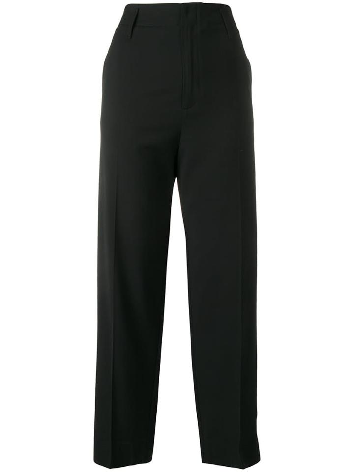 Forte Forte Cropped Tailored Trousers - Black