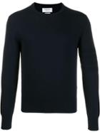 Thom Browne Crew Neck Knitted Jumper - Blue