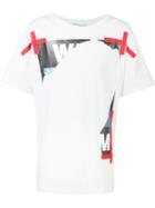 Off-white Concealed Logo Print T-shirt, Men's, Size: Xxl, White, Cotton