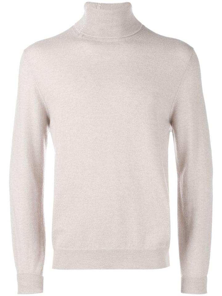Mauro Grifoni Turtleneck Jumper - Nude & Neutrals