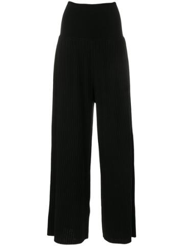 Sminfinity Flared Designer Trousers - Black