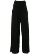 Sminfinity Flared Designer Trousers - Black
