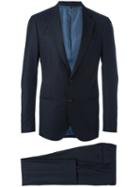 Giorgio Armani Peaked Lapel Formal Suit, Men's, Size: 48, Blue, Acetate/viscose/virgin Wool