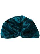Mes Demoiselles Suez Velvet Turban - Blue