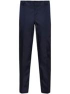 Prada Gabardine Cropped Trousers - Blue