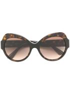 Dolce & Gabbana Eyewear Oversized Sunglasses - Brown