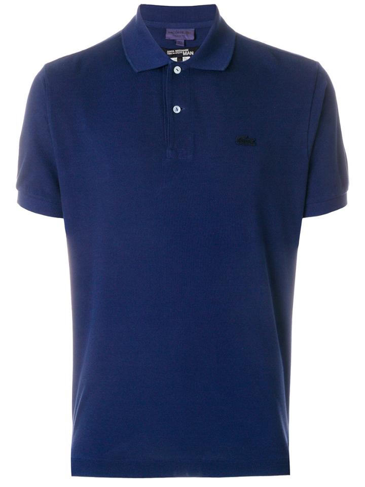 Junya Watanabe Man Lacoste Logo Polo Shirt - Blue
