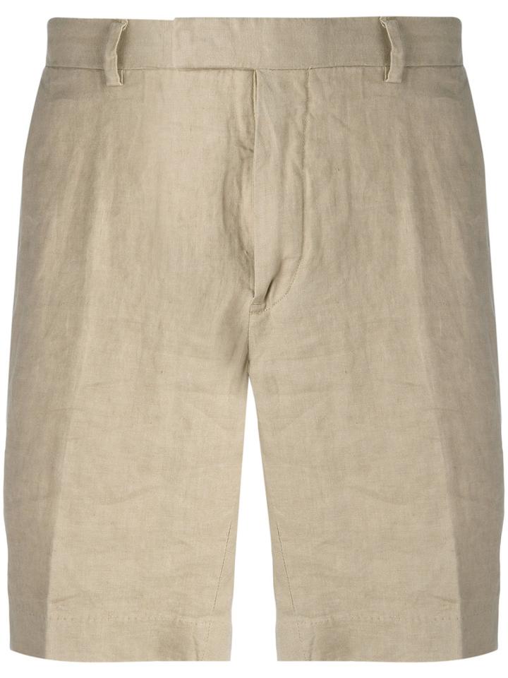 Polo Ralph Lauren - Chino Shorts - Men - Linen/flax - 32, Nude/neutrals, Linen/flax