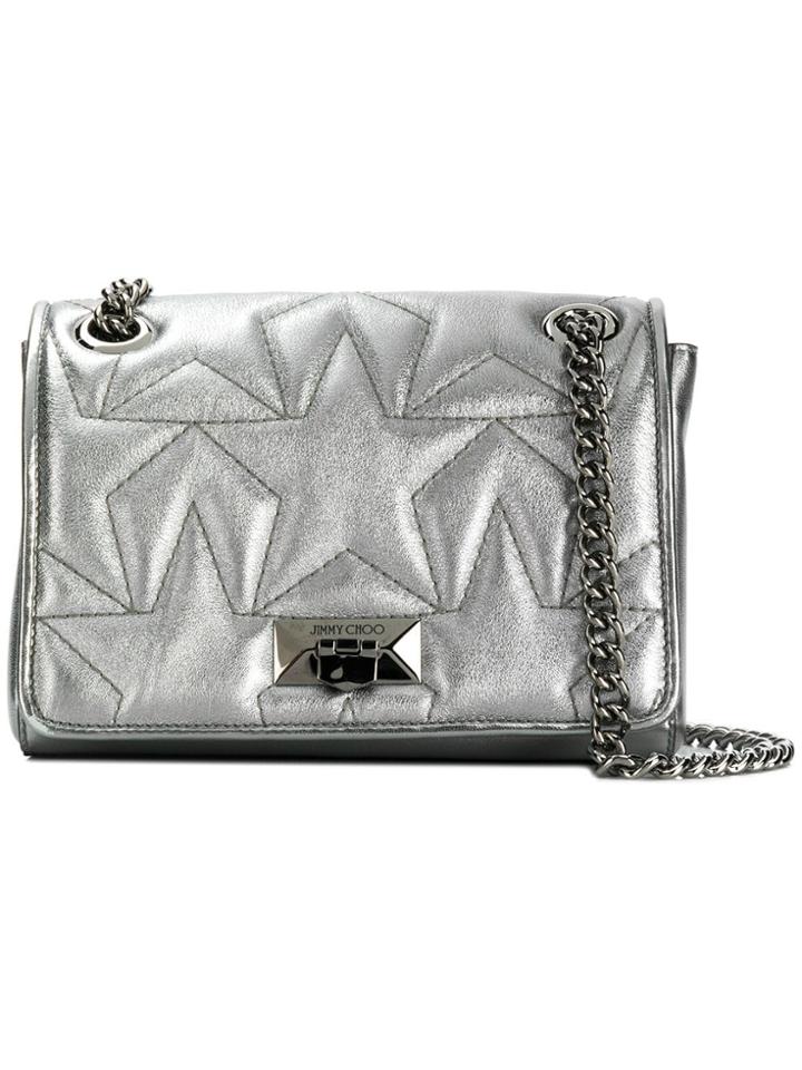 Jimmy Choo Helia Shoulder Bag - Silver