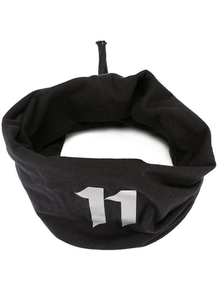 11 By Boris Bidjan Saberi Embroidered Asymmetric Scarf