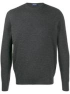 Drumohr Cashmere Crew-neck Sweater - Grey