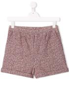 Douuod Kids Teen Dotted Shorts - Red