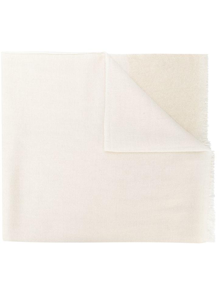 Faliero Sarti Frayed Scarf - Neutrals
