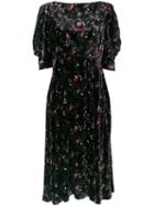 Antonio Marras - Floral Print Dress - Women - Silk/cupro/viscose - 40, Black, Silk/cupro/viscose