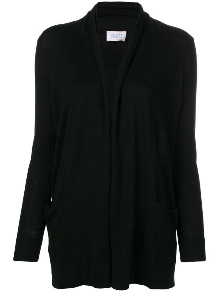 Snobby Sheep Knitted Cardigan - Black