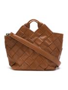 Mara Mac Leather Tote Bag - Brown