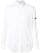 Thom Browne Logo Stripe Shirt - White