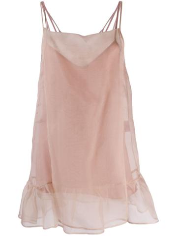 Semicouture Melvin Layered Top - Neutrals