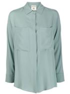 Semicouture Patch Pocket Shirt - Green