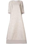 Mounay Lizzie Kaftan Dress - Brown