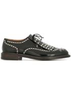 Clergerie Studded Lace-up Shoes - Black